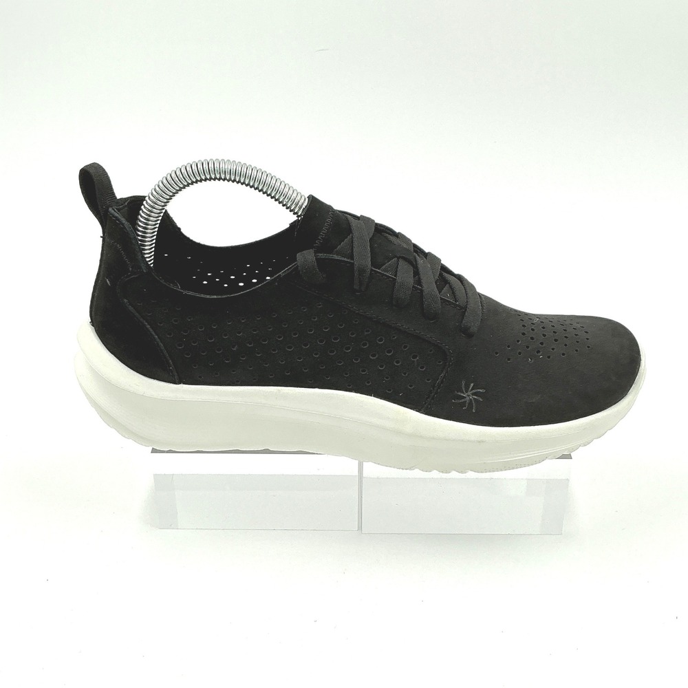 Clarks Womens Size 8.5 Sneaker READ Black Perforated Cloudsteppers NEW Solevana